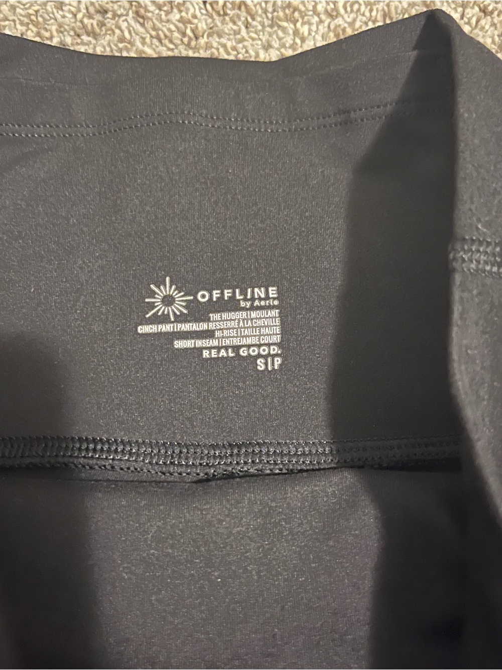 Offline by Aerie Black High-Rise Leggings - Real Good Fabric